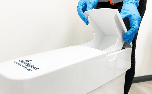 Male Incontinence products including bins, vending dispensers and more